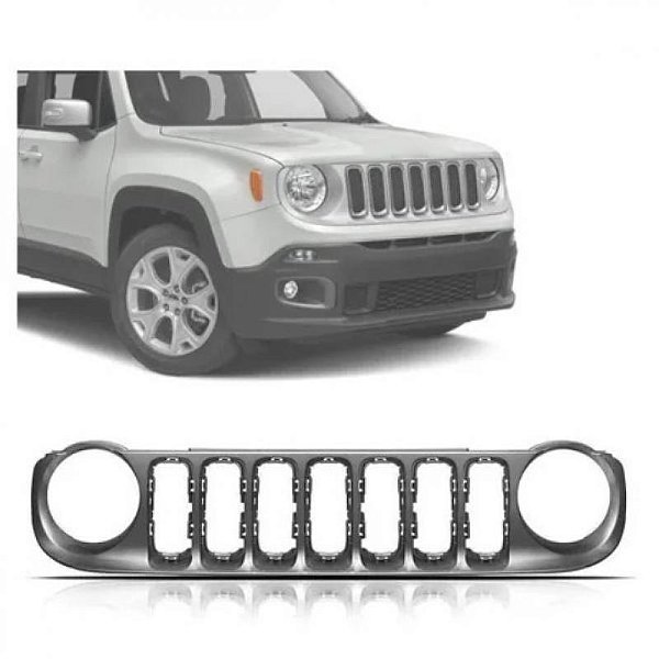 Grade do radiador renegade jeep de 2015 a 2018 cromada
