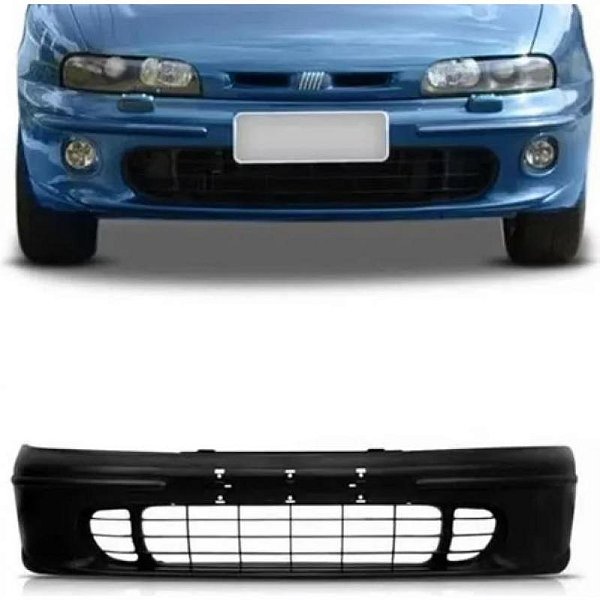 Para choque marea e brava fiat de 1998 a 2007 dianteiro sem furo