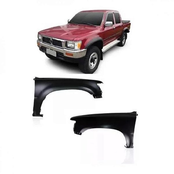 Para lama hilux toyota de 1992 a 2001 lado esquerdo tração nas quatro rodas sem furo para antena