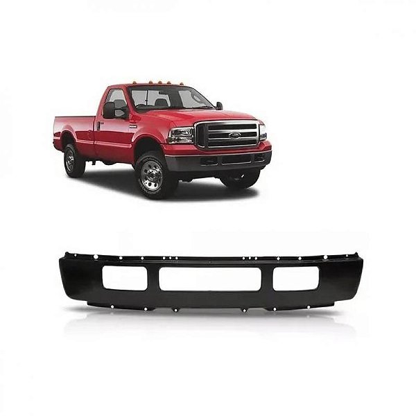 Para choque f250 ford de 2006 a 2019 dianteiro preto
