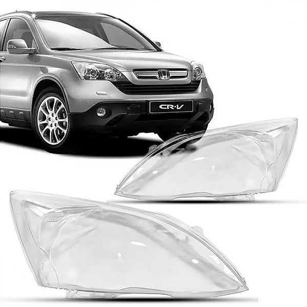 Lente de farol crv honda de 2007 a 2011 lado esquerdo