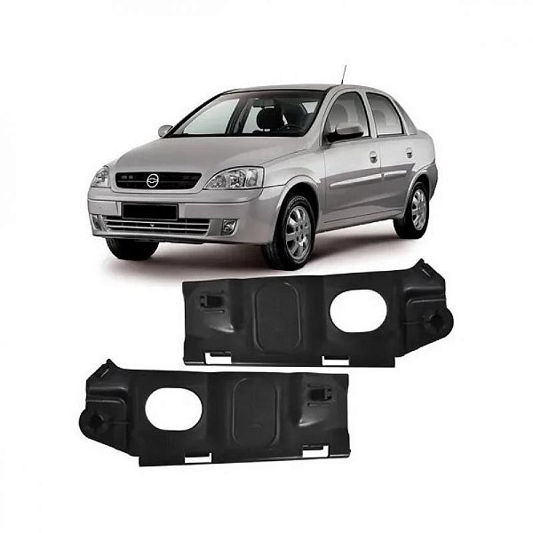 Suporte guia para para choque corsa chevrolet de 2003 a 2012 e montana chevrolet de 2003 a 2010 dianteiro lado direito