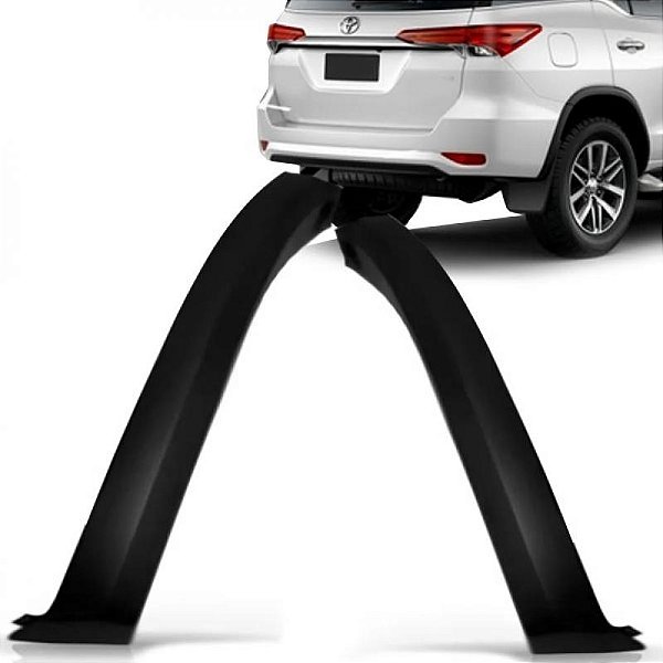 Moldura inferior do para choque hilux sw4 toyota de 2016 a 2025 lado esquerdo traseiro superior
