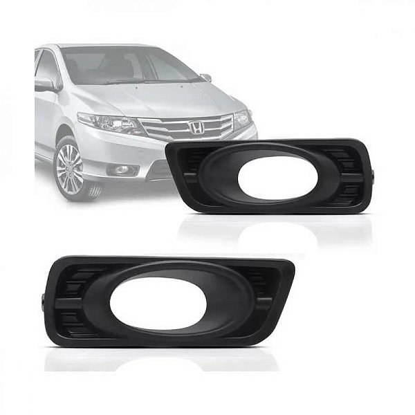 Grade do para choque city honda de 2012 a 2014 dianteira lado direito com furo