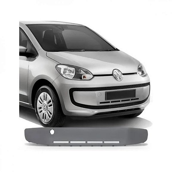 Moldura inferior para choque up volkswagen de 2014 a 2016 dianteira cinza sem furo