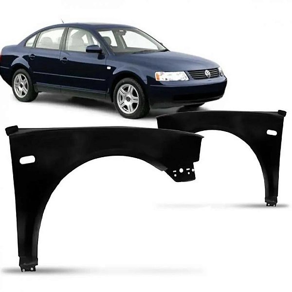 Para lama passat volkswagen de 2001 a 2005 lado esquerdo com furo