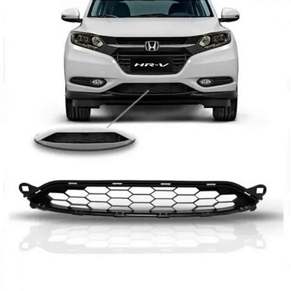 Grade do para choque hrv honda de 2015 a 2018 dianteira central