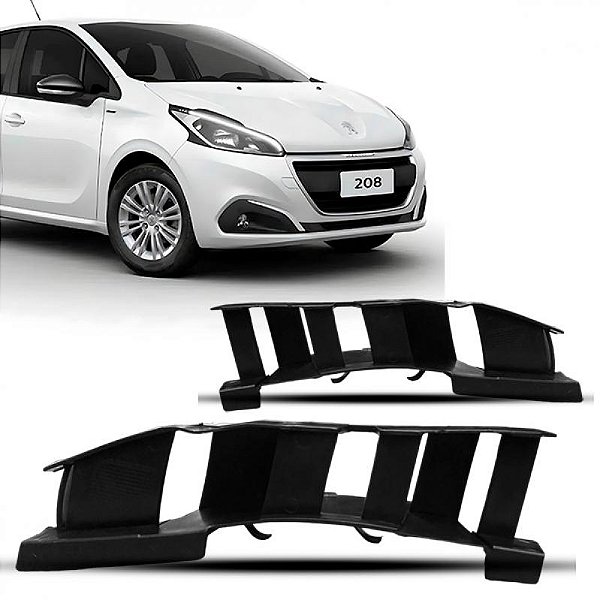 Suporte do absorvedor de impacto do para choque 208 peugeot de 2017 a 2020 dianteiro par