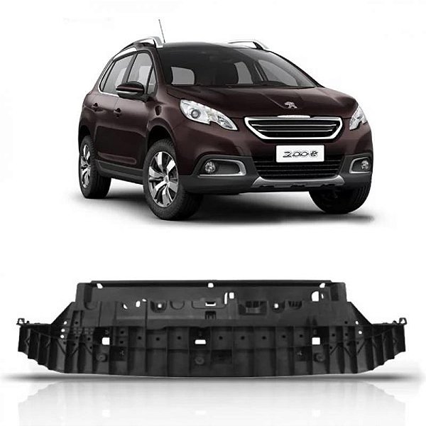 Acabamento do para choque 2008 peugeot de 2015 a 2019 dianteiro inferior interno