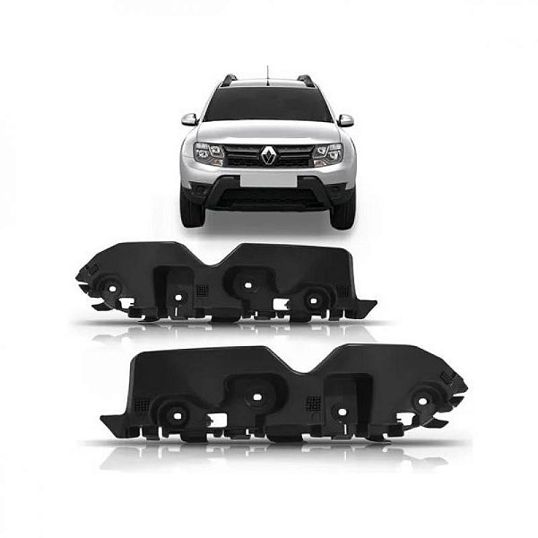 Suporte guia do para choque duster oroch renault de 2016 a 2020 dianteiro lado esquerdo