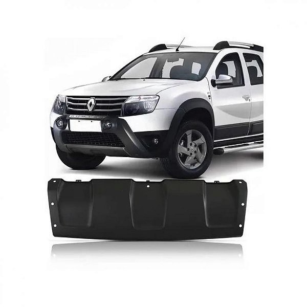 Acabamento inferior para choque duster renault de 2010 a 2015 dianteiro preto sem pisca texturizado