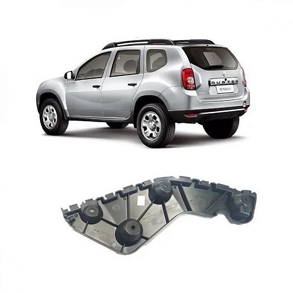 Suporte guia para choque duster renault de 2010 a 2015 traseiro lado esquerdo