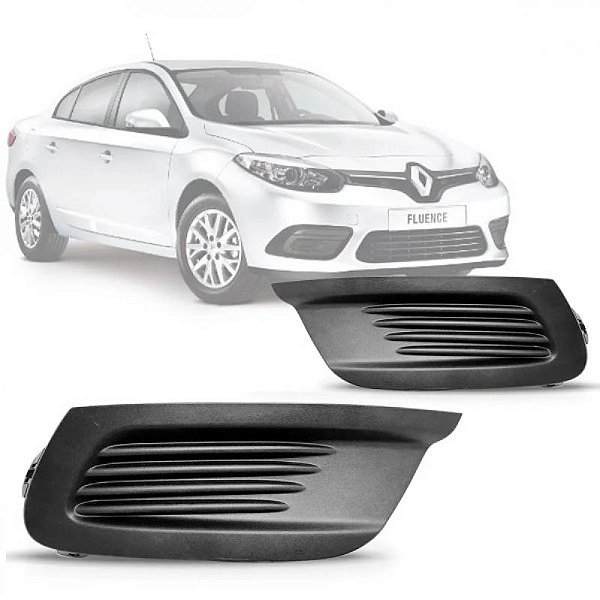 Grade do para choque fluence renault de 2014 a 2018 dianteira lado direito sem furo
