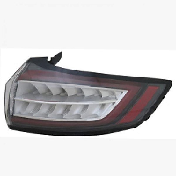 Lanterna edge ford de 2016 a 2018 traseira de canto lado direito titanium com LED