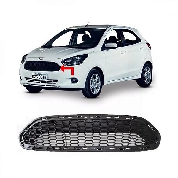 Grade do radiador ka ford de 2015 a 2018 preta hatch