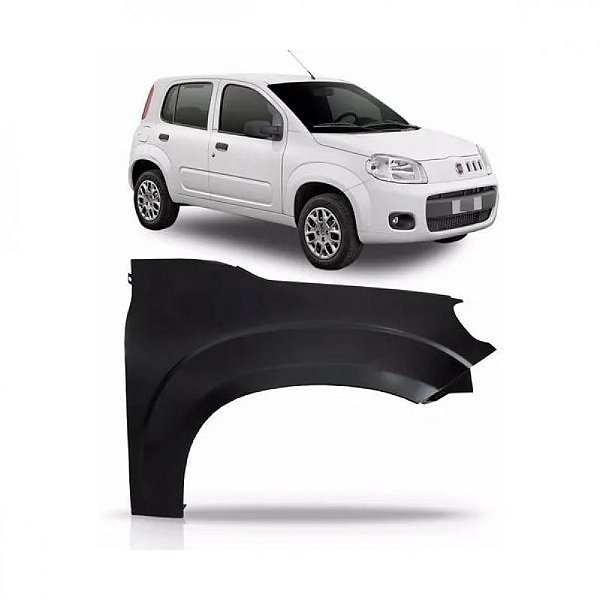 Para lama uno vivace fiat de 2011 a 2014 e fiorino fiat de 2011 a 2021 lado esquerdo sem furo