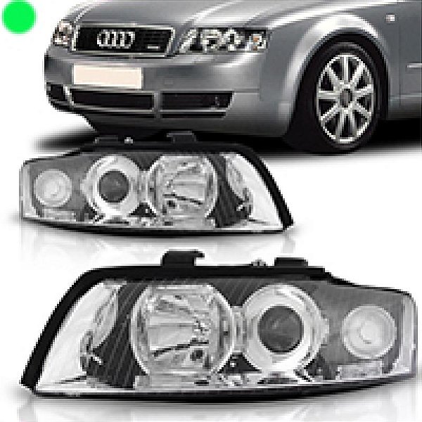 Farol a4 audi de 2001 a 2004 lado direito elétrico