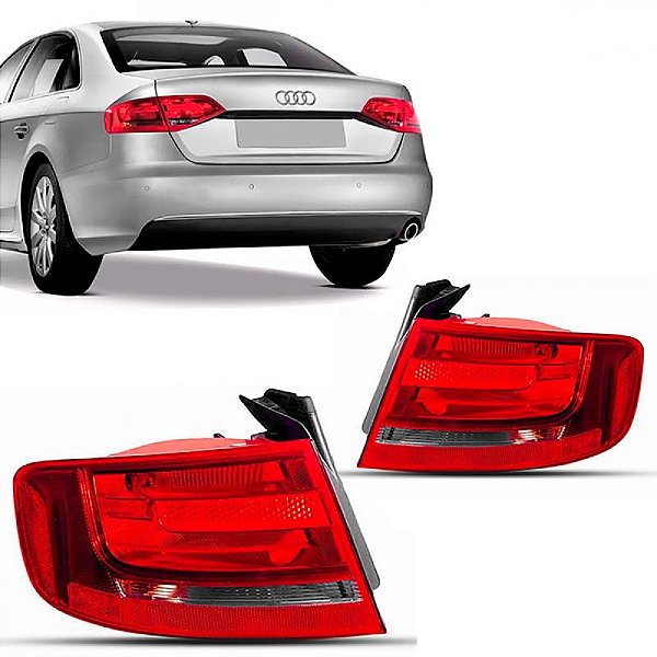 Lanterna a4 audi de 2009 a 2012 traseira lado esquerdo sedã sem LED