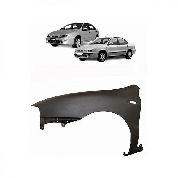 Para lama marea fiat de 1998 a 2007 e brava fiat de 1999 a 2003 lado esquerdo