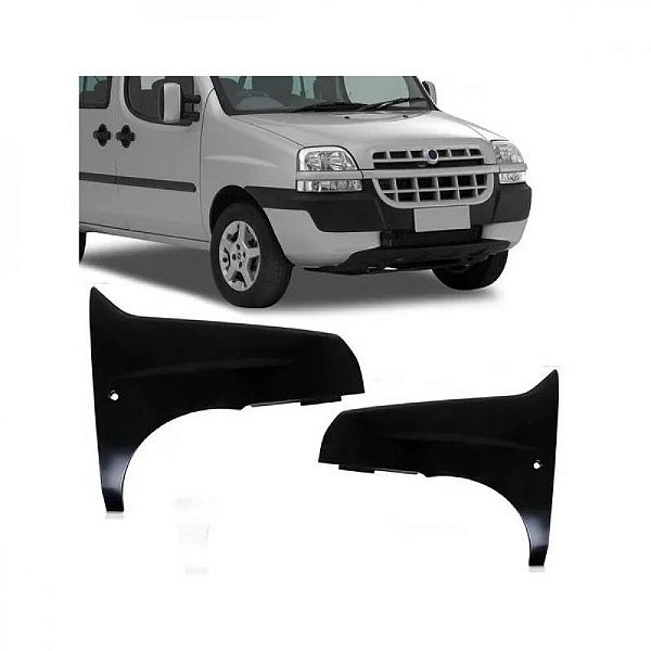 Para lama doblo fiat de 2001 a 2008 lado direito com furo para pisca
