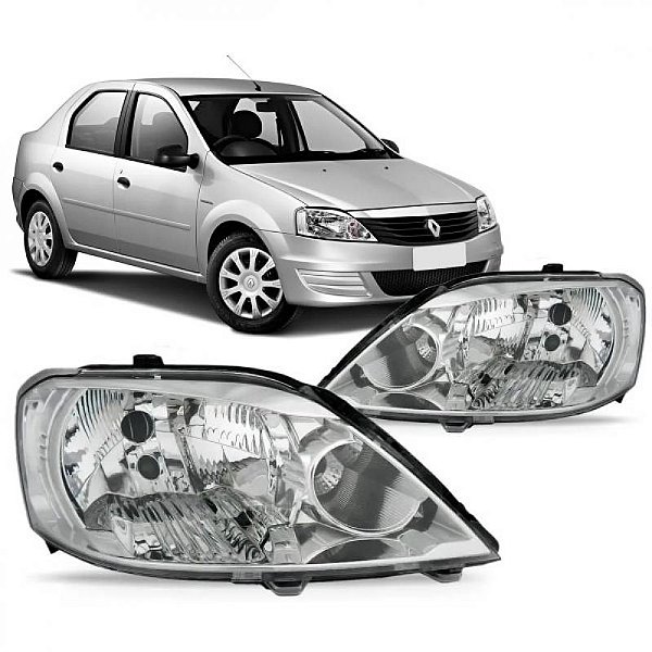Farol logan renault de 2011 a 2013 lado direito
