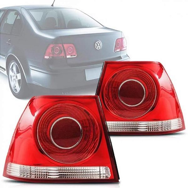 Lanterna bora volkswagen de 2008 a 2011 traseira lado esquerdo bicolor
