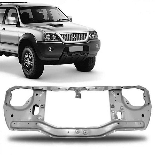 Painel l200 mitsubishi de 2004 a 2012 dianteiro sport e outdoor com farol redondo