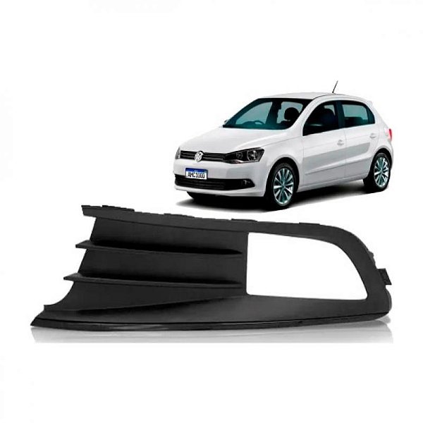 Grade do para choque gol volkswagen de 2013 a 2016 dianteira lado direito geração 6 com furo