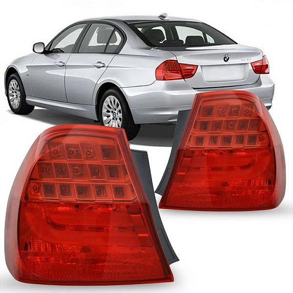 Lanterna série 3 bmw de 2009 a 2012 traseira lado esquerdo com LED