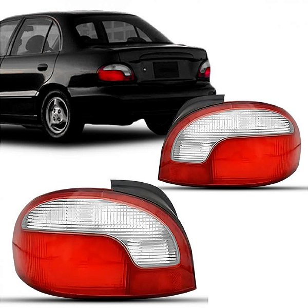 Lanterna accent hyundai de 1998 a 2000 lado esquerdo traseira quatro portas