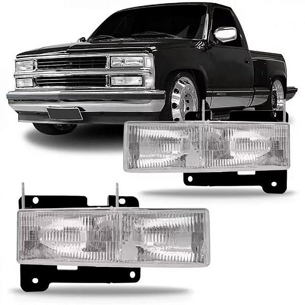 Farol silverado chevrolet de 1993 a 2004 superior do lado esquerdo