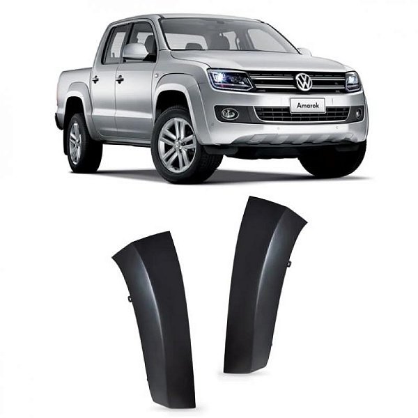 Moldura inferior do para choque amarok volkswagen de 2010 a 2016 dianteiro lado direito