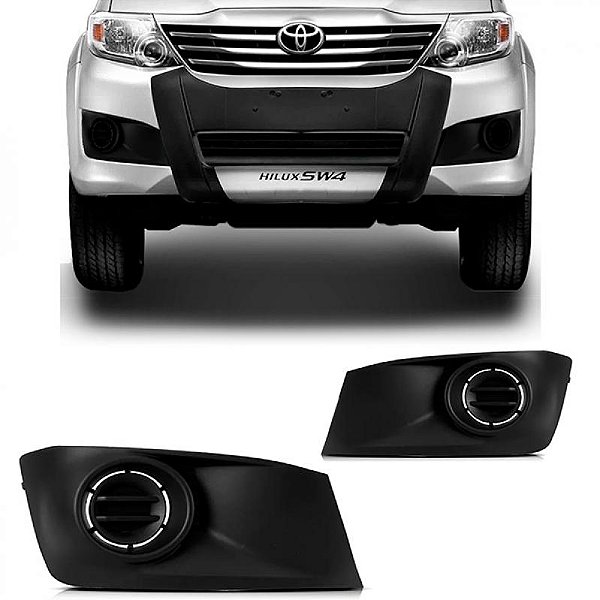 Grade do para choque hilux sw4 toyota de 2012 a 2015 dianteiro lado direito sem furo