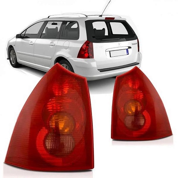 Lanterna 307 station wagon peugeot de 2003 a 2006 traseira lado direito