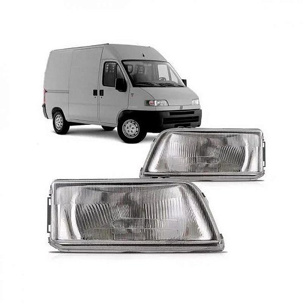 Farol ducato fiat de 1995 a 2004 lado esquerdo elétrico