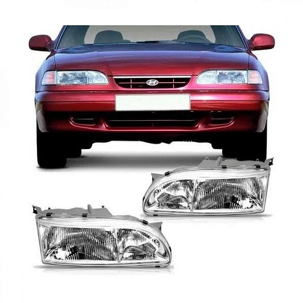 Farol sonata hyundai de 1996 a 1997 lado esquerdo