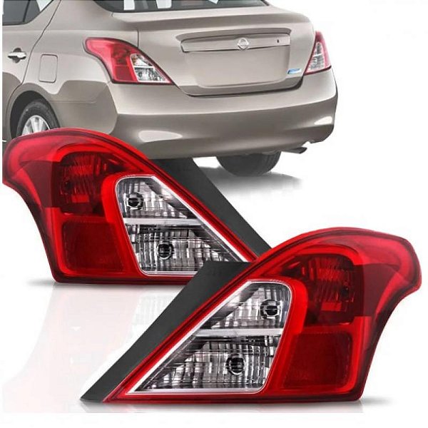Lanterna versa nissan de 2011 a 2021 traseira lado esquerdo