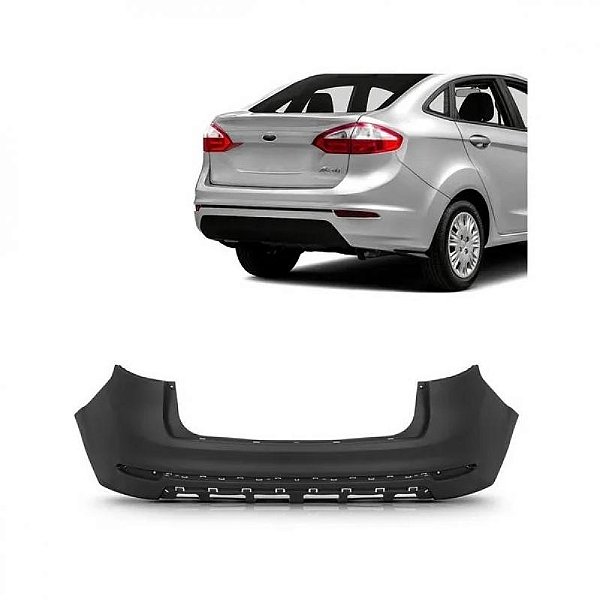 Para choque new fiesta ford de 2013 a 2019 traseiro sedã