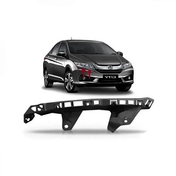 Suporte de farol city honda de 2014 a 2017 lado direito em ABS de alta resistência