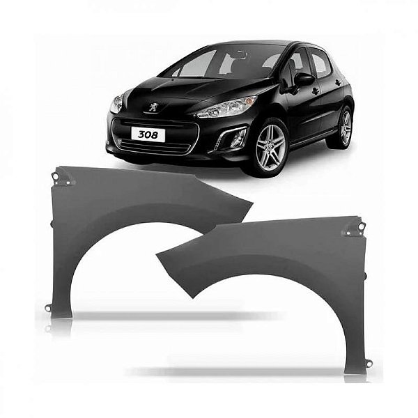 Para lama 308 e 408 peugeot de 2011 a 2019 lado esquerdo em ABS de alta resistência