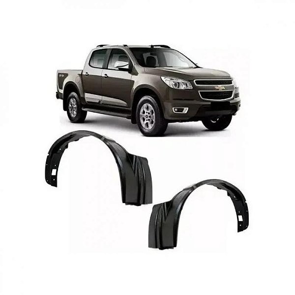 Parabarro s10 chevrolet de 2012 a 2024 e trailblazer chevrolet de 2013 a 2023 dianteiro lado esquerdo