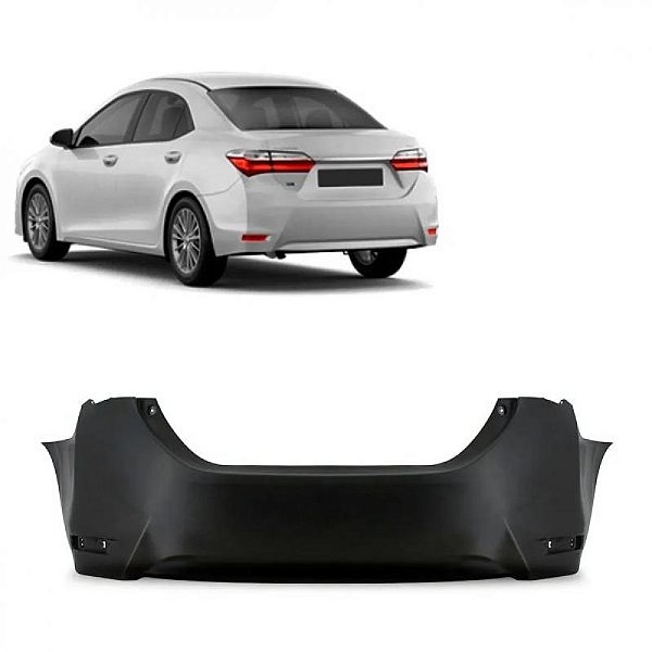 Alma do para choque corolla toyota de 2009 a 2013 traseira