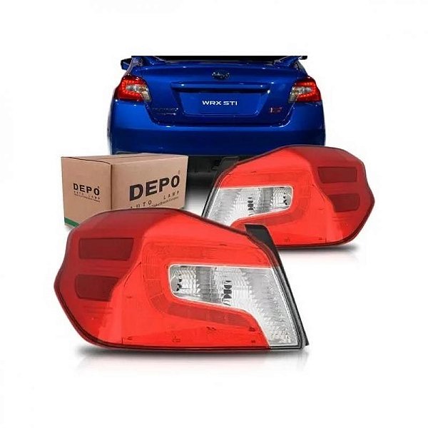 Lanterna wrx sti subaru de 2015 a 2017 traseira lado direito sedan com LED