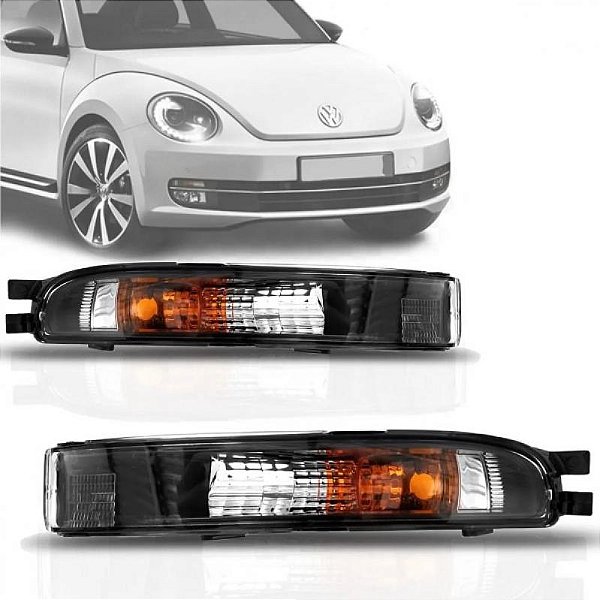 Lanterna para para choque fusca volkswagen de 2013 a 2016 lado direito dianteiro