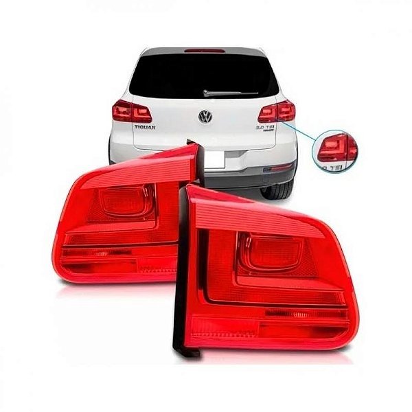 Lanterna tiguan volkswagen de 2012 a 2017 lado direito traseira da tampa
