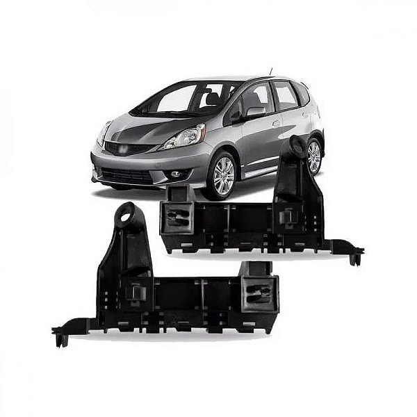 Guia de para choque fit honda de 2009 a 2012 dianteiro lado esquerdo