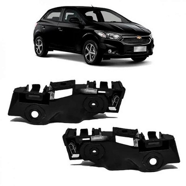 Suporte guia para choque onix e prisma chevrolet de 2017 a 2020 dianteiro lado esquerdo