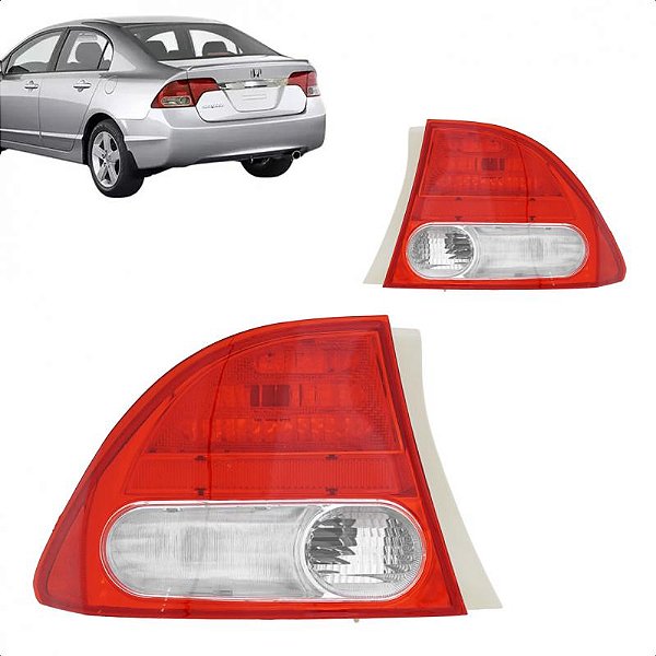 Lanterna civic honda de 2007 a 2011 traseira lado direito