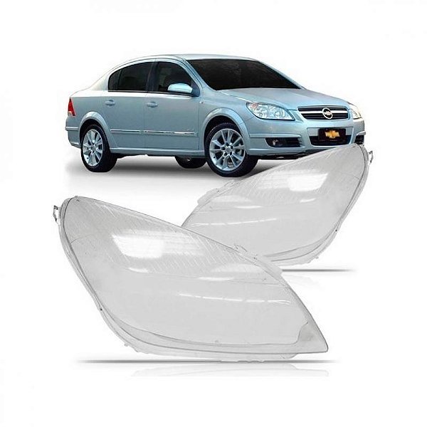 Lente do farol vectra chevrolet de 2006 a 2008 lado direito