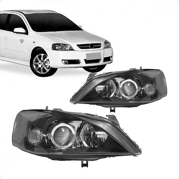 Farol astra chevrolet de 2003 a 2012 lado direito fumê